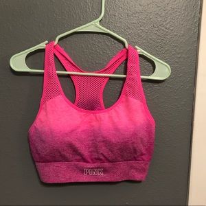 Victoria’s Secret Pink Seamless Lightly Lined Gym Racerback XL